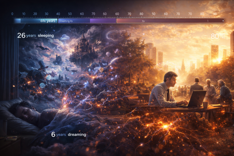 Kolik let života prospíme a prožijeme ve snech: co dělá mozek během spánku