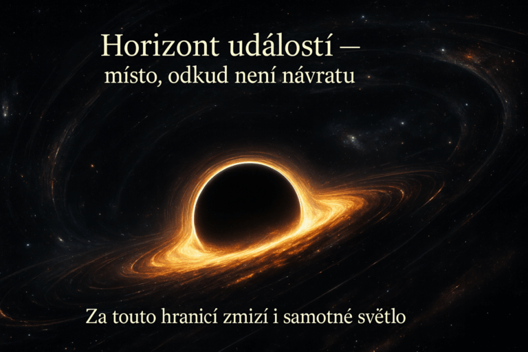 Horizont událostí: hranice, kde se prostor a čas lámou