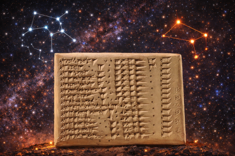 Hliněná tabulka z Uruku: nejstarší záznam souhvězdí a vzdáleností mezi hvězdami