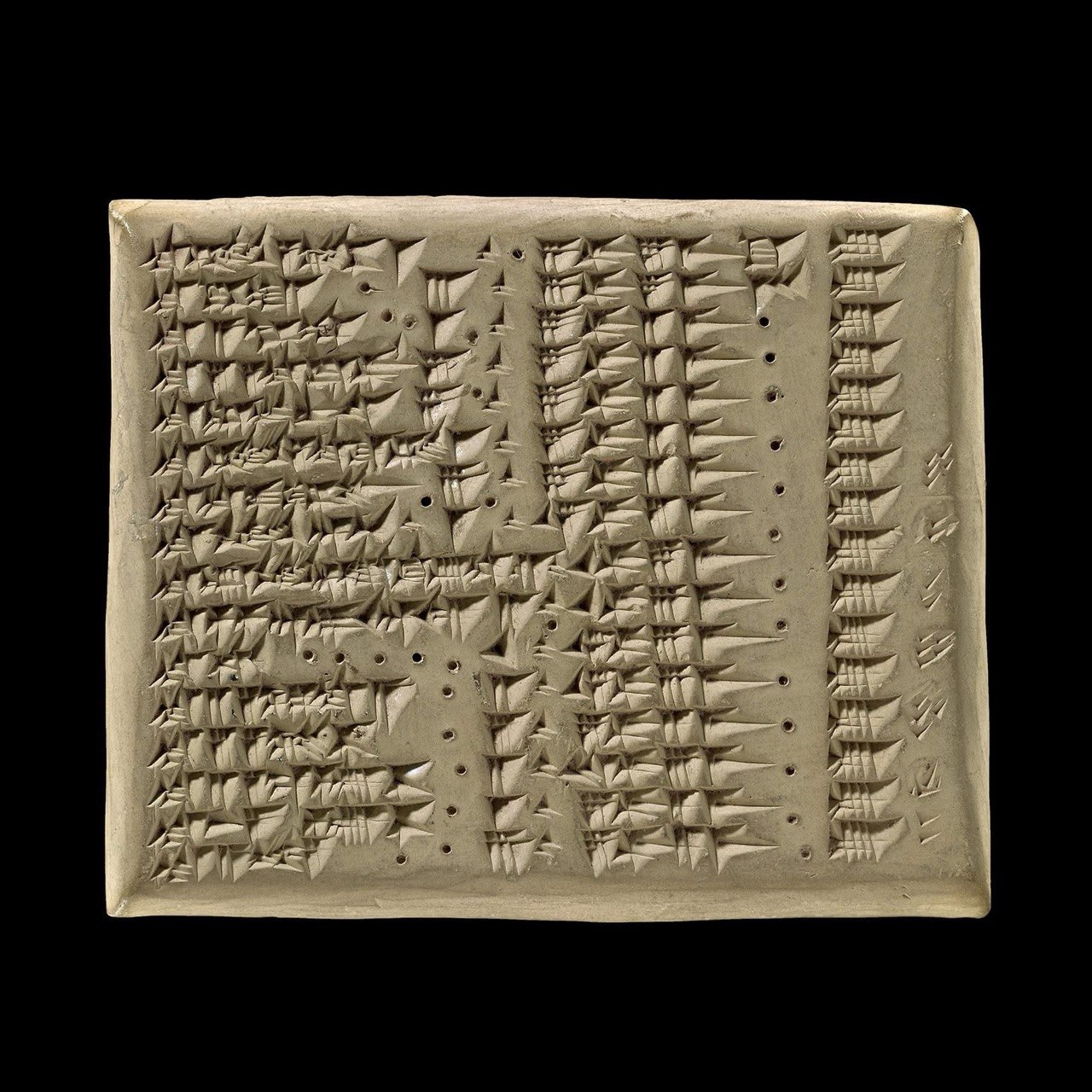 Hliněná astronomická tabulka z Uruku