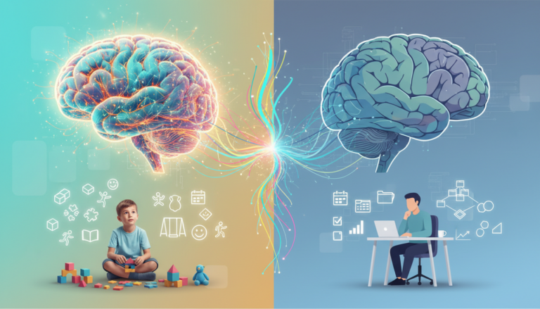 Proč se děti učí rychleji než dospělí: neuroplasticita, vývoj mozku a vědecká vysvětlení