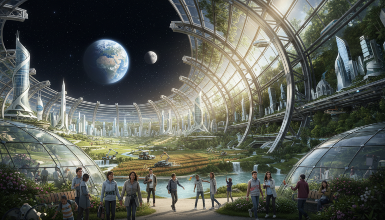 O’Neillova kolonie. Jak může lidstvo žít na rotujícím válci ve vesmíru