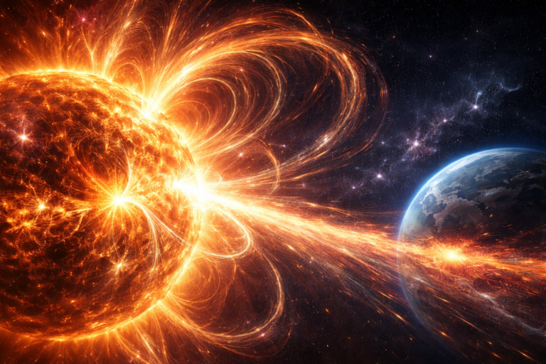 Sluneční erupce a koronární výrony hmoty: jak nebezpečné je Slunce pro Zemi a moderní technologie
