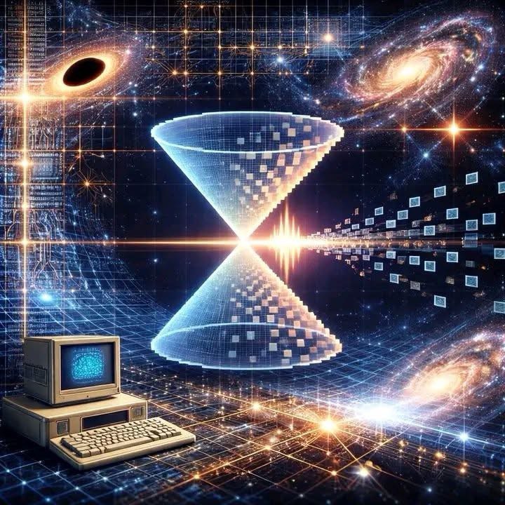 Ilustrace: vesmír jako výpočetní systém