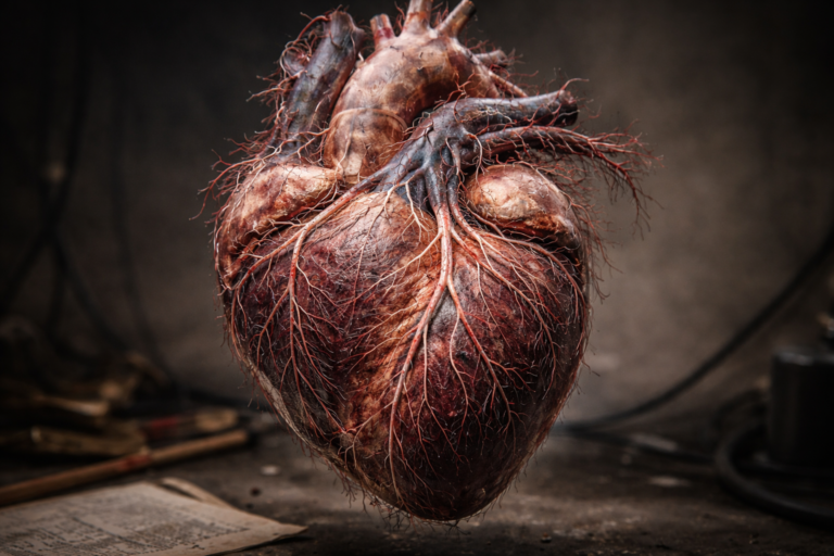 Lidské srdce bez svalů: jak vypadá cévní „skelet“ srdce a proč je klíčem k životu